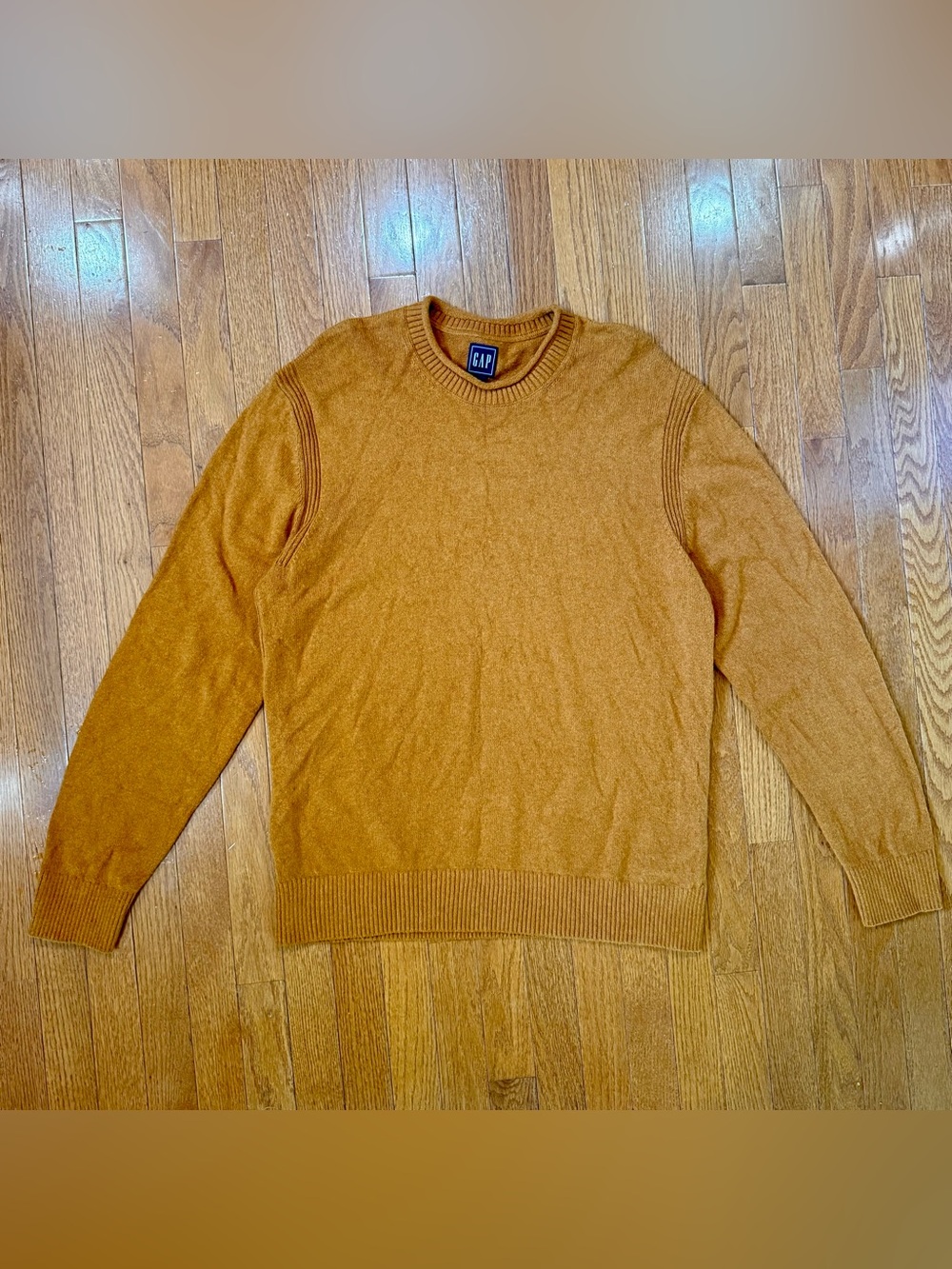 Gap Men's XL Rollneck Crewneck Sweater Cotton Wool Blend Fall Autumn Earth Tone